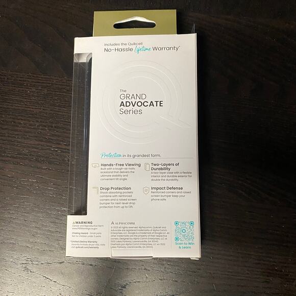 New Quikcell GRANDADVOCATE Defense Case w/ Kickstand for Google Pixel 6a - Green - Picture 3 of 3